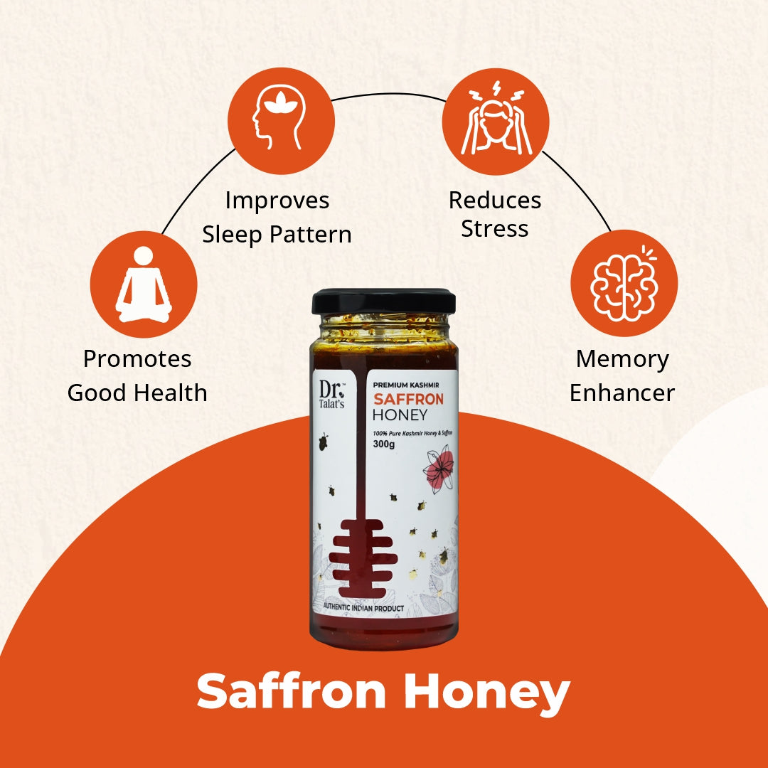 Premium Kashmir Saffron Honey