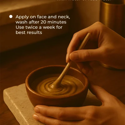 Glow face pack Usage